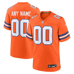Denver Broncos Youth 2nd Alternate Custom Replica Jersey - Orange | Nike discount