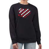 Carolina Hurricanes G-III 4Her by Carl Banks Women's Heart Graphic Pullover Sweatshirt Black