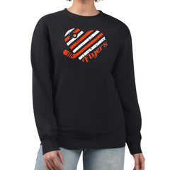 Philadelphia Flyers G-III 4Her by Carl Banks Women's Heart Graphic Pullover Sweatshirt Black