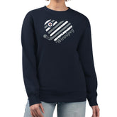 Winnipeg Jets G-III 4Her by Carl Banks Women's Heart Graphic Pullover Sweatshirt Navy