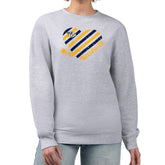Nashville Predators G-III 4Her by Carl Banks Women's Heart Graphic Pullover Sweatshirt Heather Gray