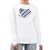 Toronto Maple Leafs G-III 4Her by Carl Banks Women's Heart Graphic Pullover Sweatshirt White