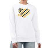 Boston Bruins G-III 4Her by Carl Banks Women's Heart Graphic Pullover Sweatshirt White
