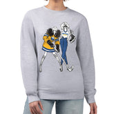 Buffalo Sabres G-III 4Her by Carl Banks Women's Hockey Girls Team Graphic Fleece Pullover Sweatshirt Heather Gray