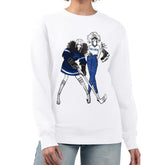 St. Louis Blues G-III 4Her by Carl Banks Women's Hockey Girls Team Graphic Fleece Pullover Sweatshirt White