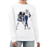 Toronto Maple Leafs G-III 4Her by Carl Banks Women's Hockey Girls Team Graphic Fleece Pullover Sweatshirt White