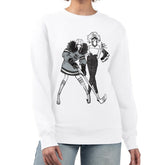 Los Angeles Kings G-III 4Her by Carl Banks Women's Hockey Girls Team Graphic Fleece Pullover Sweatshirt White