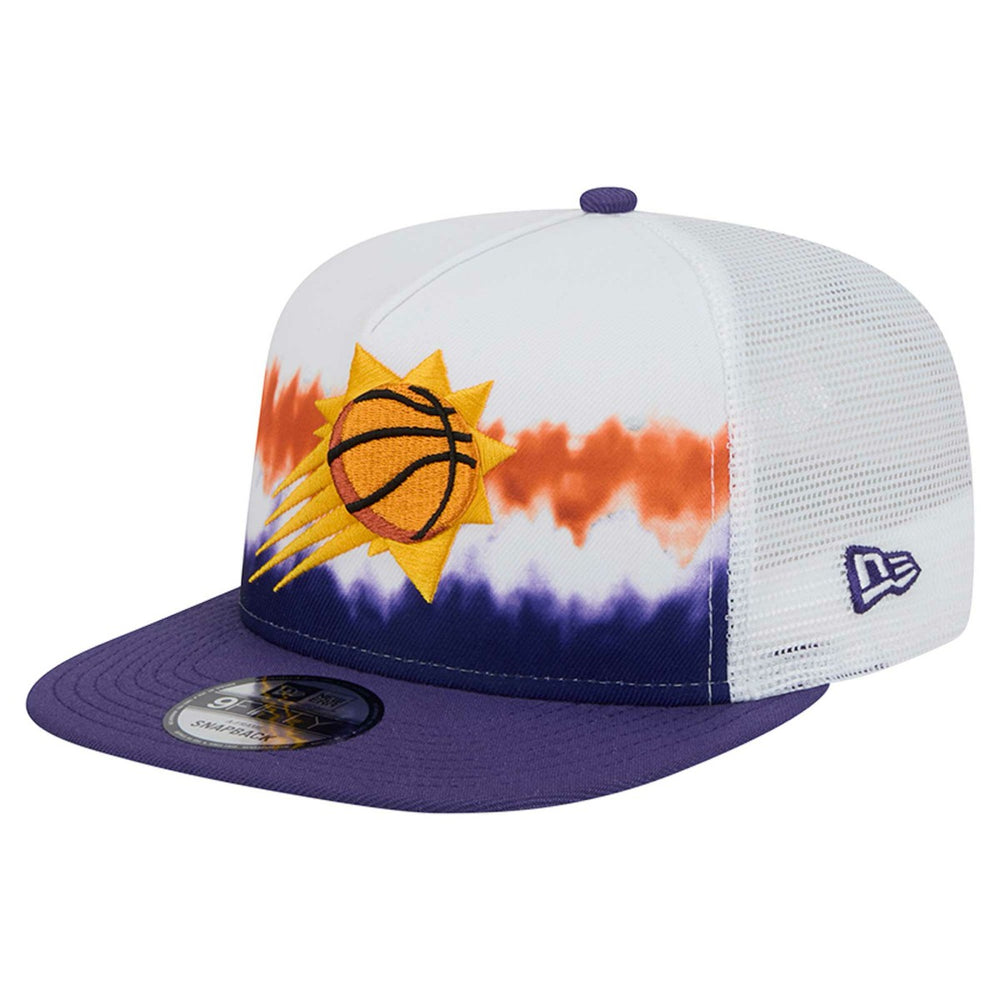 Phoenix Suns Dip-Dye 9FIFTY A-Frame Trucker Snapback Hat - White/Purple | New Era online