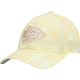 Kansas City Chiefs New Era Women's Frond 9TWENTY Adjustable Hat - Cream cheap