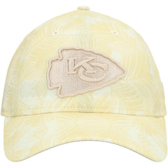 Kansas City Chiefs New Era Women's Frond 9TWENTY Adjustable Hat - Cream cheap