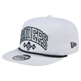 Las Vegas Raiders New Era Diamond Golfer Snapback Hat - White cheap