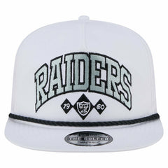 Las Vegas Raiders New Era Diamond Golfer Snapback Hat - White cheap