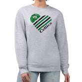 Boston Celtics G-III 4Her by Carl Banks Women's Heart Graphic Fleece Pullover Sweatshirt - Heather Gray shop