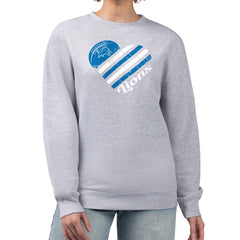 Detroit Lions G-III 4Her by Carl Banks Women's Heart Graphic Fleece Pullover Sweatshirt - Heather Gray discount