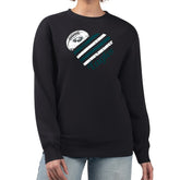 Philadelphia Eagles G-III 4Her by Carl Banks Women's Heart Graphic Fleece Pullover Sweatshirt - Black on sale