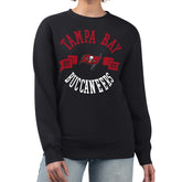 Tampa Bay Buccaneers G-III 4Her by Carl Banks Women's Large Team Graphic Fleece Pullover Sweatshirt - Black discount