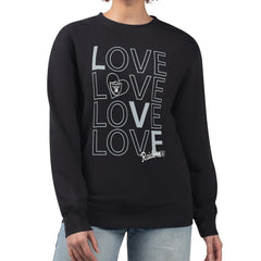 Las Vegas Raiders G-III 4Her by Carl Banks Women's Lots of Love Graphic Fleece Pullover Sweatshirt - Black outlet