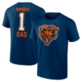 Chicago Bears Father's Day #1 Dad T-Shirt - Navy outlet