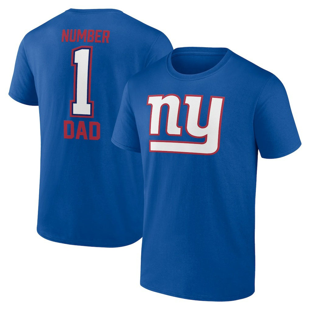 New York Giants Father's Day #1 Dad T-Shirt - Royal online