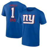 New York Giants Father's Day #1 Dad T-Shirt - Royal online