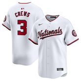 Dylan Crews Washington Nationals Home Limited Player Jersey - White | Nike