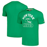New York Jets Homage Unisex Helmet Tri-Blend T-Shirt - Green discount