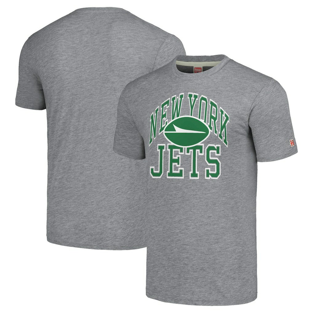 New York Jets Homage Unisex Arch T-Shirt - Gray sale
