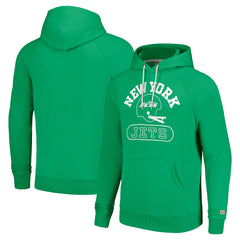 New York Jets Homage Unisex Helmet Tri-Blend Pullover Hoodie - Green cheap