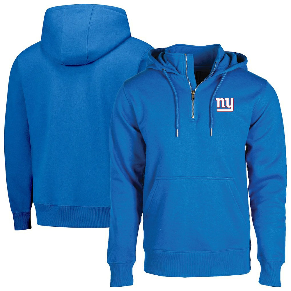 New York Giants Dunbrooke Unisex Defender Quarter-Zip Hoodie - Royal cheap