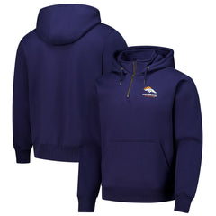 Denver Broncos Dunbrooke Unisex Defender Quarter-Zip Hoodie - Navy sale