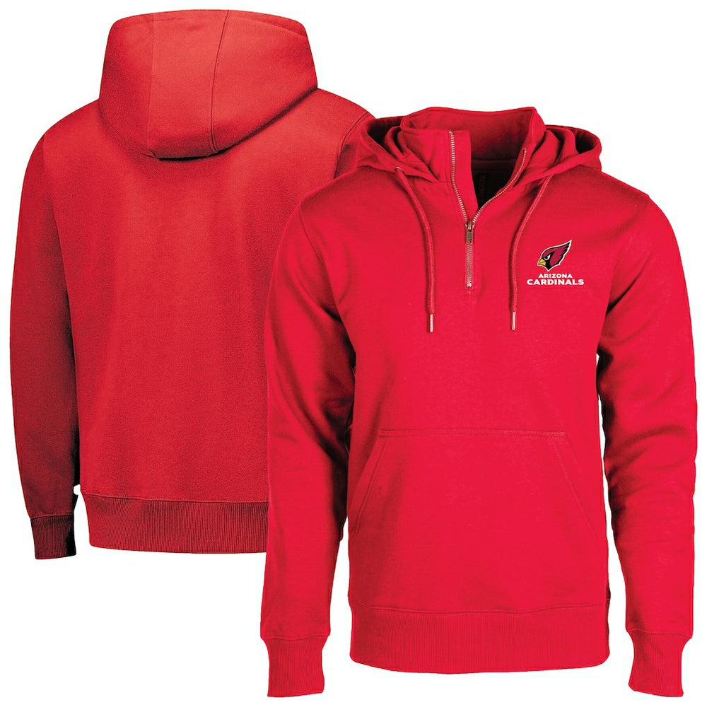 Arizona Cardinals Dunbrooke Unisex Defender Quarter-Zip Hoodie - Cardinal on sale