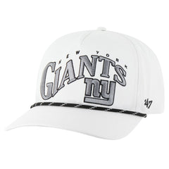 New York Giants '47 Wave Speckle Hitch Rope Adjustable Hat - White for sale