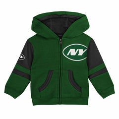 New York Jets Preschool Stadium Color Block Full-Zip Hoodie - Green cheap