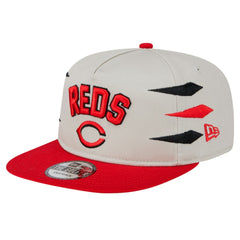Cincinnati Reds Iron Golfer Snapback Hat - Cream | New Era