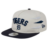 Detroit Tigers Iron Golfer Snapback Hat - Cream | New Era