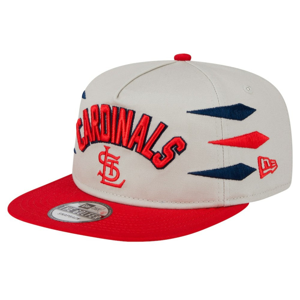 St. Louis Cardinals Iron Golfer Snapback Hat - Cream | New Era