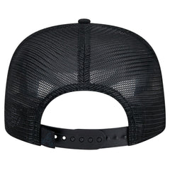 Atlanta Braves Score Check A-Frame Trucker 9FIFTY Snapback Hat - Black | New Era