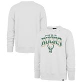 Milwaukee Bucks '47 Spotlight Headline Pullover Sweatshirt - White | 47 brand online