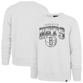 Brooklyn Nets '47 Spotlight Headline Pullover Sweatshirt - White | 47 brand on sale
