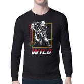 Minnesota Wild Starter Player Grid Long Sleeve T-Shirt Black