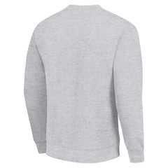 New Jersey Devils Starter Player Grid Fleece Pullover Sweatshirt Heather Gray