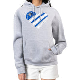 Dallas Mavericks G-III 4Her by Carl Banks Women's Heart Pullover Hoodie - Heather Gray online
