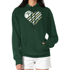 Milwaukee Bucks G-III 4Her by Carl Banks Women's Heart Pullover Hoodie - Green cheap
