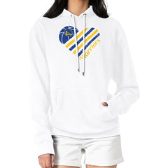 Golden State Warriors G-III 4Her by Carl Banks Women's Heart Pullover Hoodie - White shop