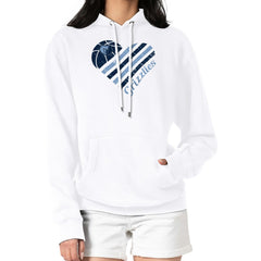 Memphis Grizzlies G-III 4Her by Carl Banks Women's Heart Pullover Hoodie - White outlet