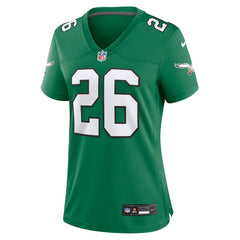 Saquon Barkley Philadelphia Eagles Women's Alternate Game Jersey - Kelly Green | Nike on sale