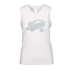 Denver Nuggets Levelwear Women's Paisley Sweep V-Neck Tank Top sale - White online