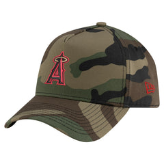 Los Angeles Angels Woodland Team Pop 9FORTY A-Frame Adjustable Hat - Camo | New Era
