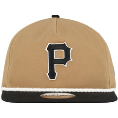 Pittsburgh Pirates Golfer Snapback Hat - Khaki/Black | New Era