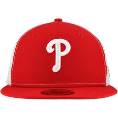 Philadelphia Phillies Team Color 59FIFTY Trucker Fitted Hat - Red | New Era